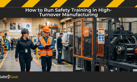 How to Run Safety Training in High-Turnover Manufacturing