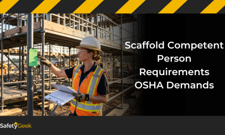 Scaffold Competent Person Requirements OSHA Demands
