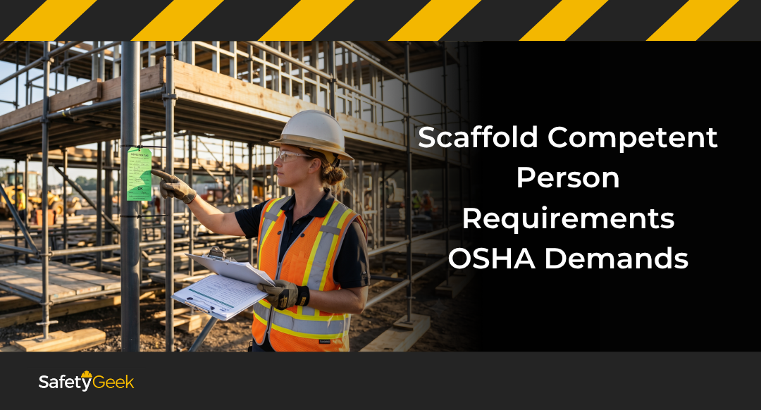 Scaffold Competent Person Requirements OSHA Demands