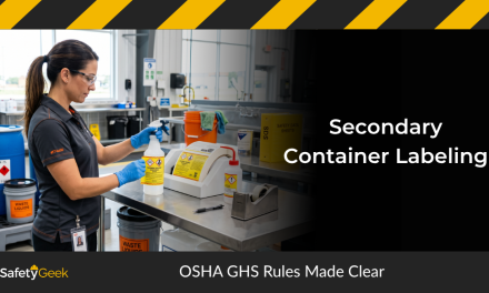 Secondary Container Labeling: OSHA GHS Rules Made Clear