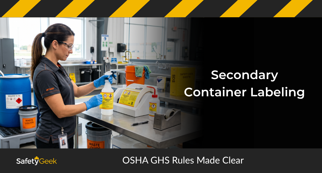 Secondary Container Labeling: OSHA GHS Rules Made Clear