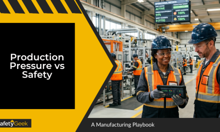 Production Pressure vs Safety: A Manufacturing Playbook