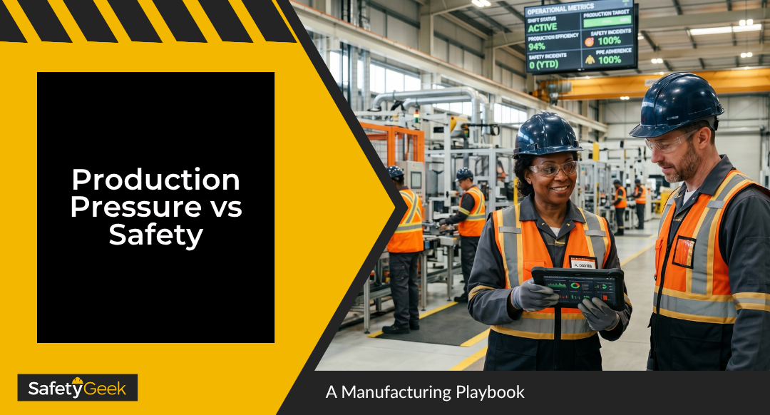 Production Pressure vs Safety: A Manufacturing Playbook