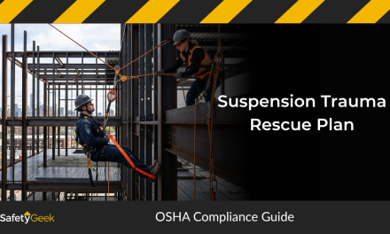 Suspension Trauma Rescue Plan: OSHA Compliance Guide