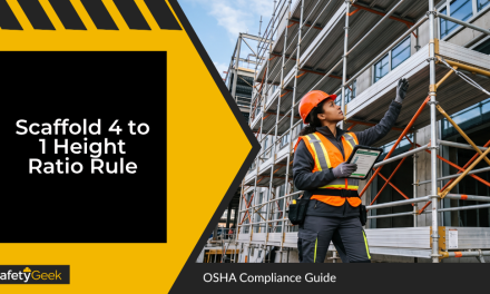 Scaffold 4 to 1 Height Ratio Rule: OSHA Compliance Guide
