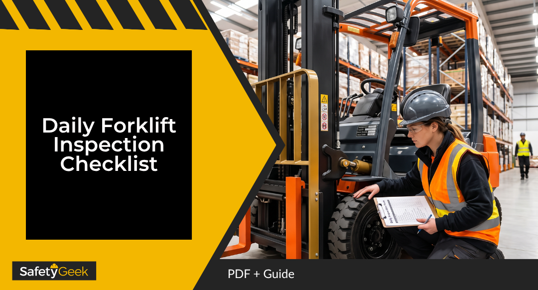 Daily Forklift Inspection Checklist: PDF + Guide