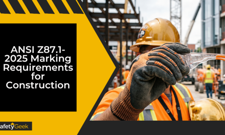 ANSI Z87.1-2025 Marking Requirements for Construction