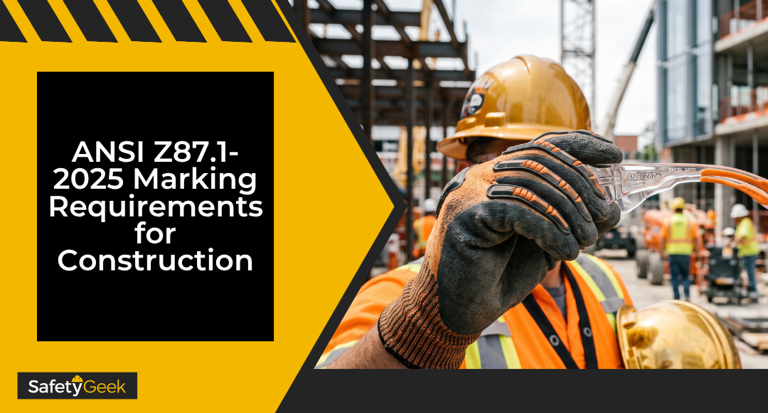 ANSI Z87.1-2025 Marking Requirements for Construction