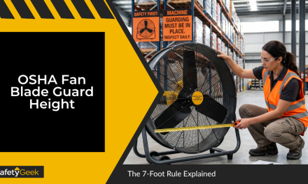 OSHA Fan Blade Guard Height: The 7-Foot Rule Explained