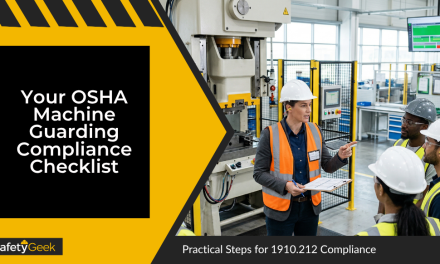 Your OSHA Machine Guarding Compliance Checklist: Practical Steps for 1910.212 Compliance