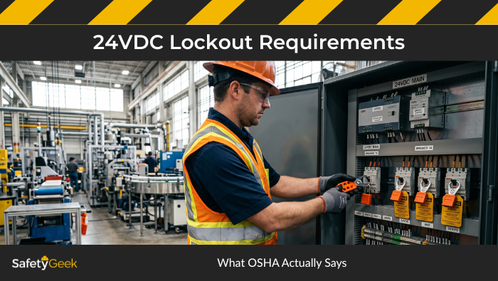 24VDC Lockout Requirements: What OSHA Actually Says